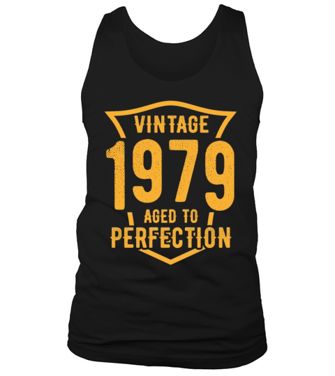Vintage 1979 Aged To Perfection 44th Birthday Tank Top Unisex