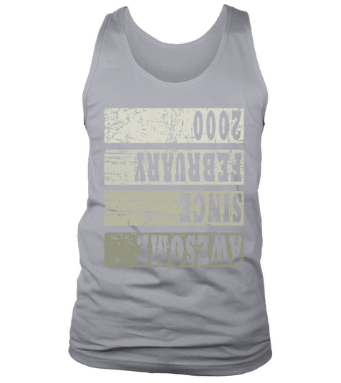 Vintage 2000 February 23rd Birthday Gift Tank Top Unisex