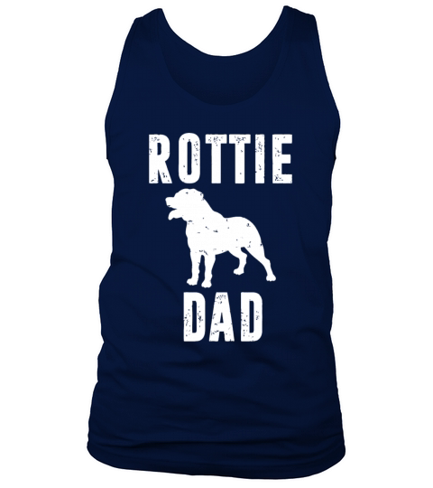 Vintage Rottweiler Dad Gift Rott Dog Daddy Rottier Tank Top Unisex