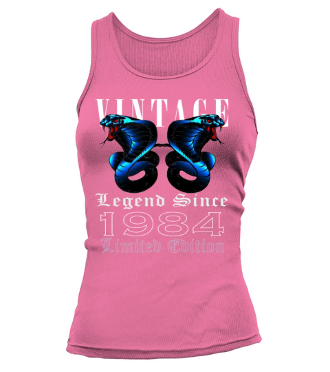 1984 Vintage Snake 39 Years Limited Edition Tank top Woman
