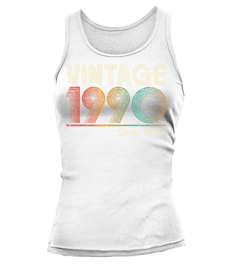 33 Years Old Vintage 1990 33rd Birthday Gifts Tank top Woman