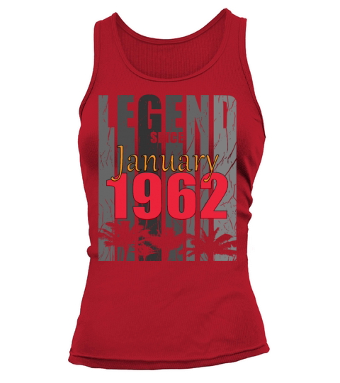 60 Years Legendary Since January 1962 Tank top Woman