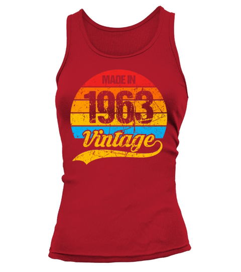 60 Years Vintage 1963 Retro 60th Birthday Tank top Woman