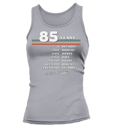 85th Birthday Vintage 85 Years Old Retro 1020 Tank top Woman