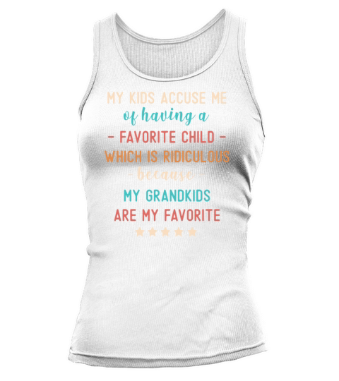 Blessed Grandma My Grandkids Are My Favorite Funny Tank top Woman