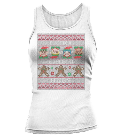 christmas ugly i like warm hugs green elfs Tank top Woman