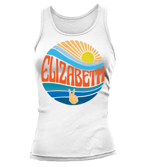 Elizabeth Shirt Vintage Sunset Elizabeth Groovy Tank top Woman