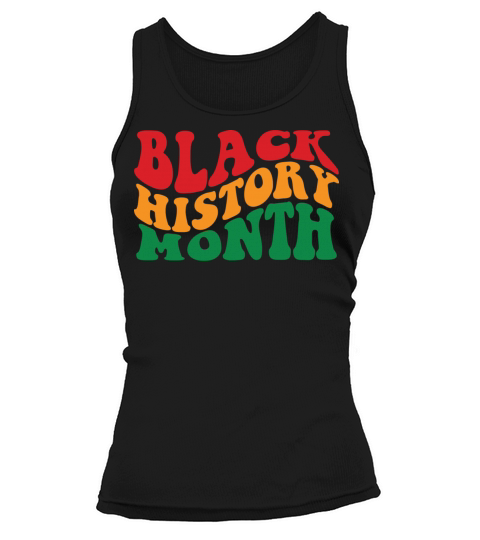 groovy retro black history month african people Tank top Woman