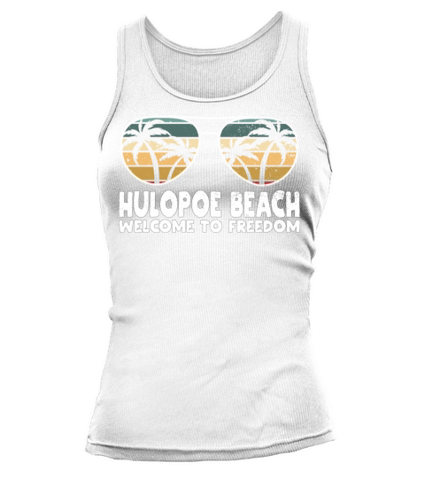Hulopoe Beach Welcome to Freedom Vacation Sayings Tank top Woman