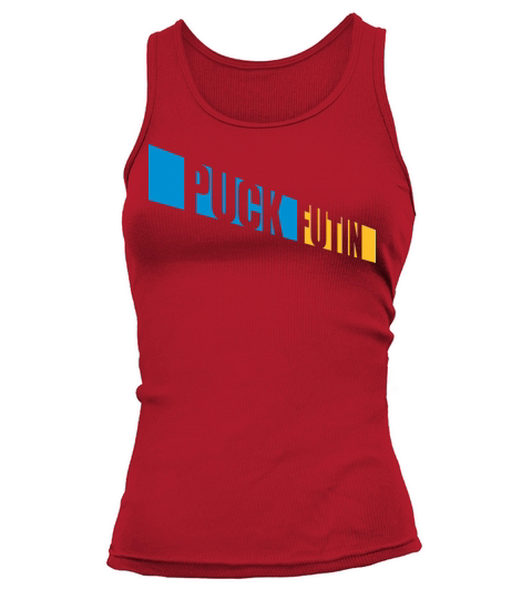 puck futin logo design Tank top Woman