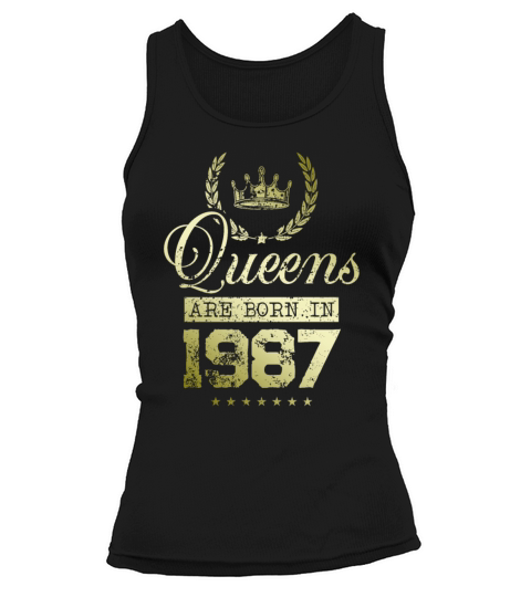 Queens born in 1987 Tank top Woman