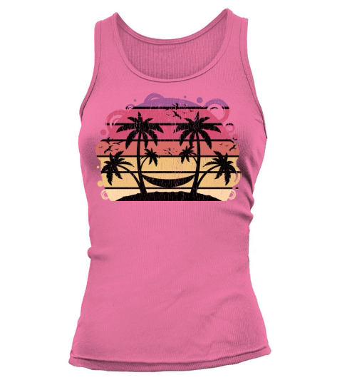 Retro Vintage Sunset Tank top Woman