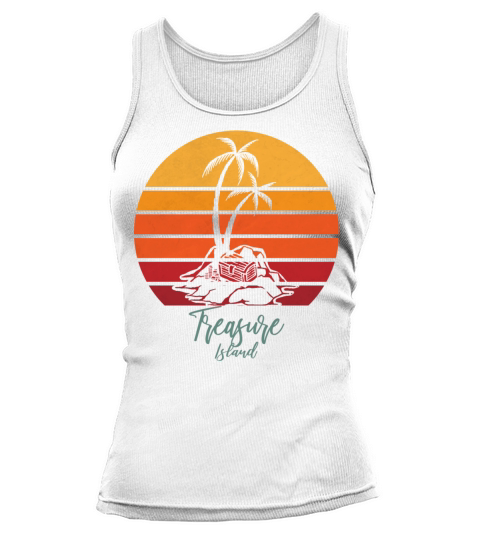 Treasure Island - Sunset Retro Vintage Style Tank top Woman