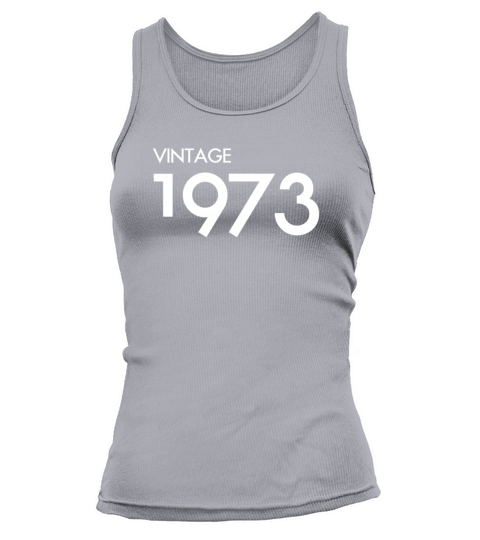 Vintage 1973 48 Years Old 48th Birthday Gift Tank top Woman