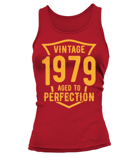 Vintage 1979 Aged To Perfection 44th Birthday Tank top Woman