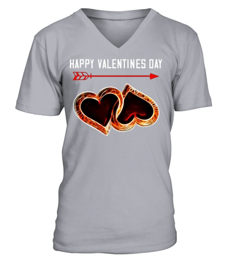 14 feb happy valentines day V-Neck T-shirt
