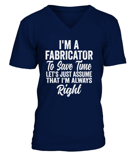 Funny Fabricator V-Neck T-shirt