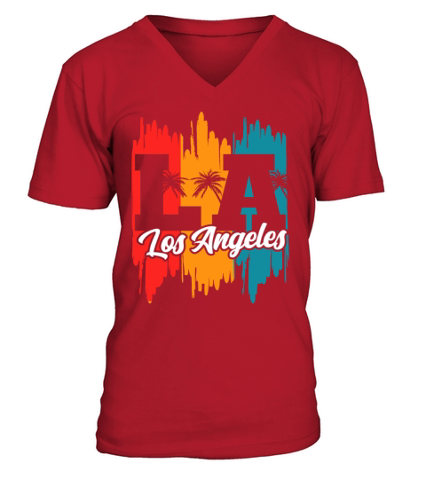 Los Angeles LA California Gift V-Neck T-shirt