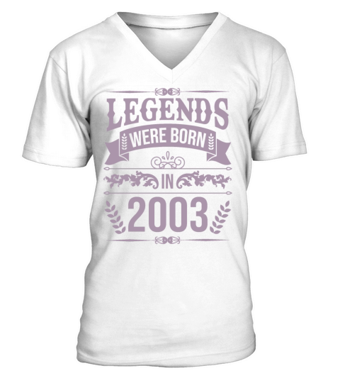 Vintage 2003 20th Birthday Gifts Men Women V-Neck T-shirt