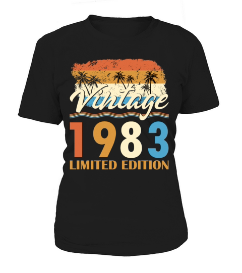 40th birthday vintage 1983 limited edition Women's T-Shirt
