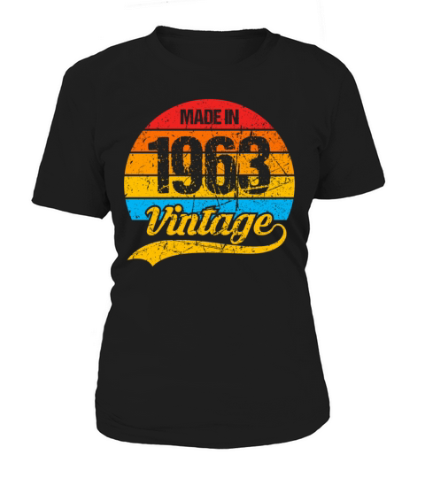 60 Years Vintage 1963 Retro 60th Birthday Women's T-Shirt