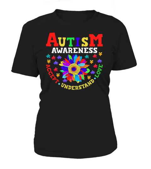 Autism Awareness Teacher Outfit Teach Accept Under Women's T-Shirt