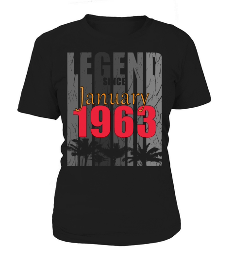 Birth Month January 1963 Vintage Women's T-Shirt