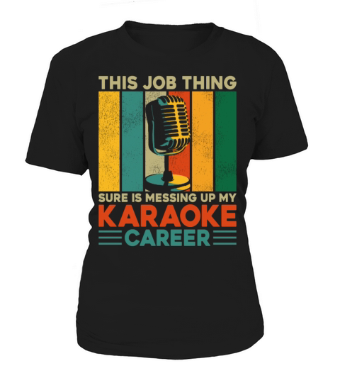 Karaoke Singer Retro Vintage This Women's T-Shirt