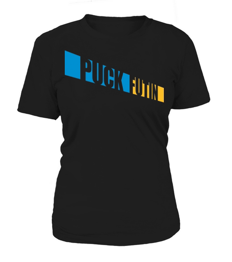 puck futin logo design Women's T-Shirt