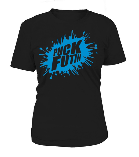 puck futin logo design Women's T-Shirt