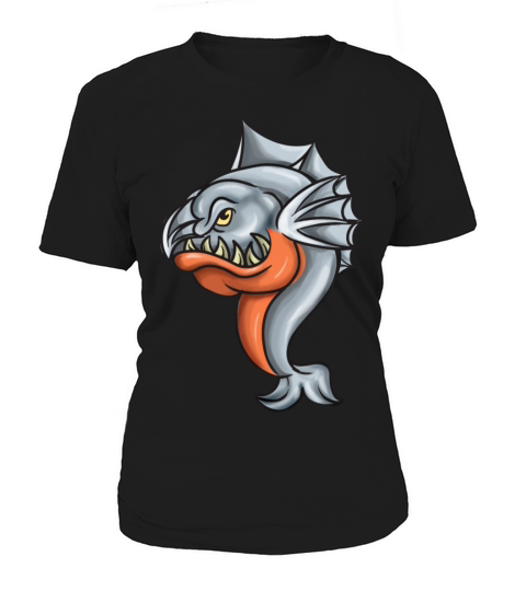 Retro Dabbing Piranha Women's T-Shirt