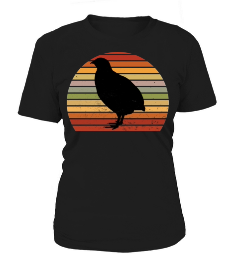 Retro Vintage Northern Bobwhite Quail A Quail Women's T-Shirt