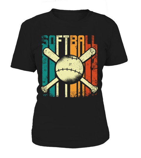 Retro Vintage Softball Women's T-Shirt