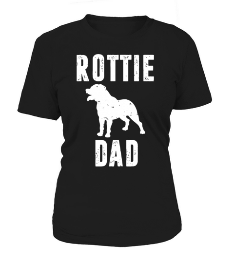Vintage Rottweiler Dad Gift Rott Dog Daddy Rottier Women's T-Shirt