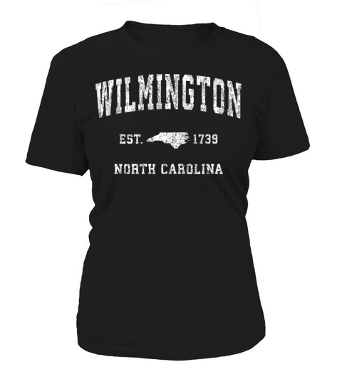 Wilmington North Carolina Nc Vintage Athletic Spor Women's T-Shirt