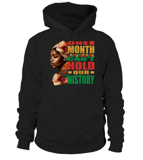 Black American Woman Honor Black History Month Hoodie Unisex