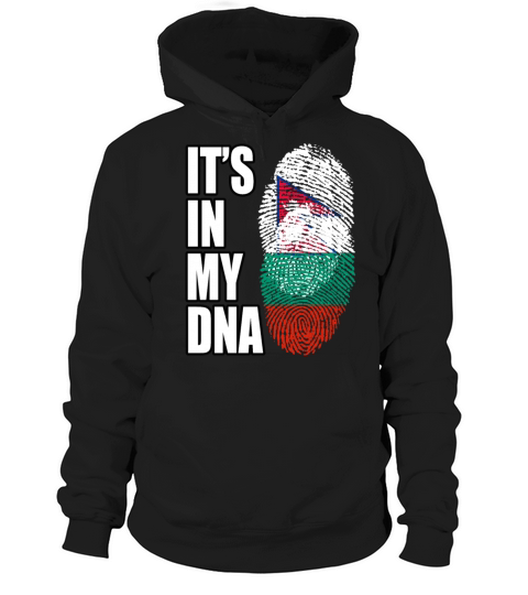 Bulgarian And Nepalese Mix DNA Flag Heritage Hoodie Unisex