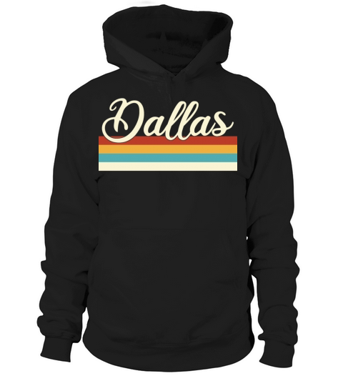 Dallas - Texas - Retro - Vintage - United States Hoodie Unisex