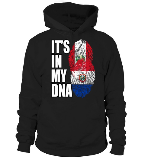 Paraguayan And Peruvian Mix Heritage DNA Flag Hoodie Unisex