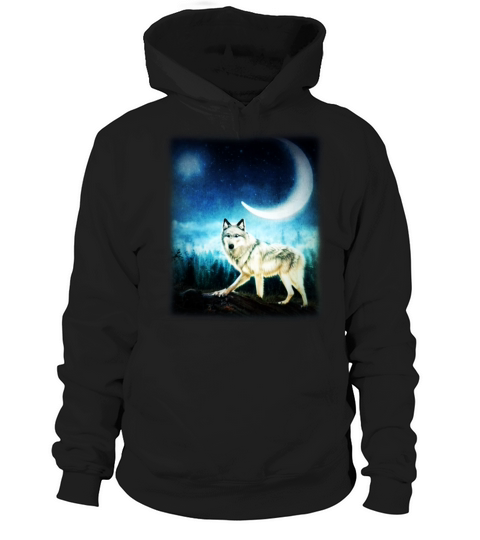 Wolf artwork design predator face imprint Hoodie Unisex