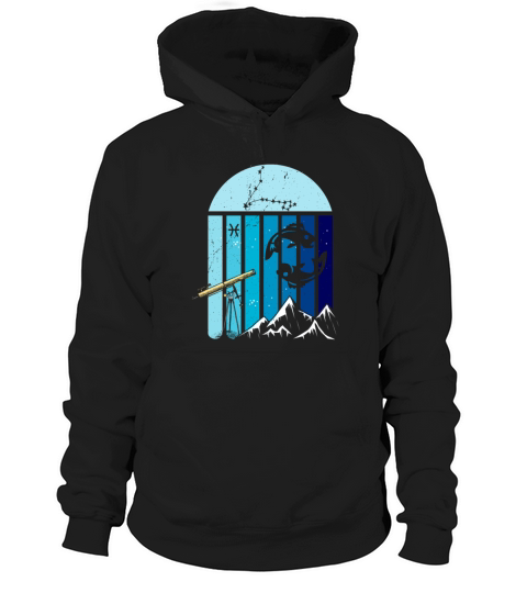 Zodiac Pisces Star Sign Hoodie Unisex
