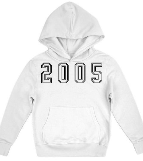 2005 Year Number Kids Hoodie