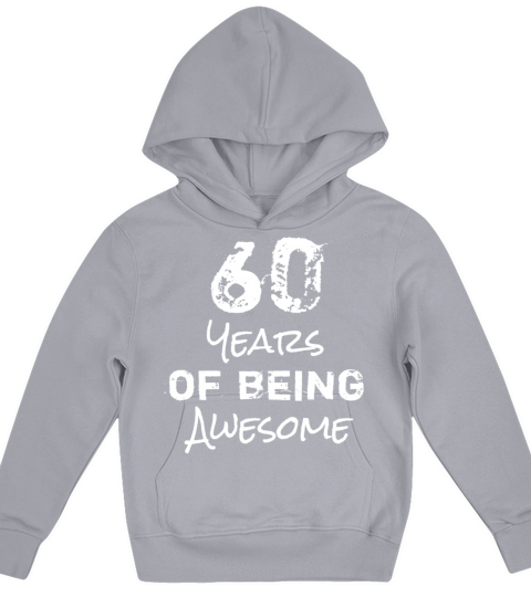 60th Birthday Awesome Kids Hoodie