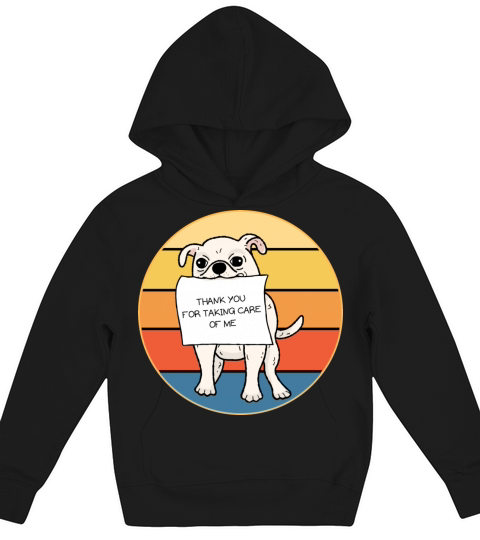 Cute Chihuahua Dog Breed Vintage Retro Sunset Kids Hoodie