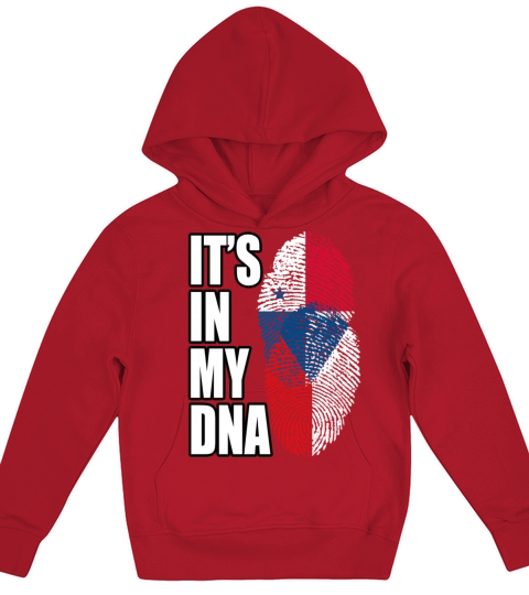 Czech And Panamanian Mix Heritage DNA Flag Kids Hoodie