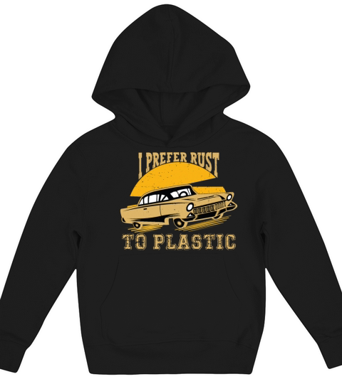 Funny Vintage Car Oldtimer Quote Gag Fathers Day Kids Hoodie