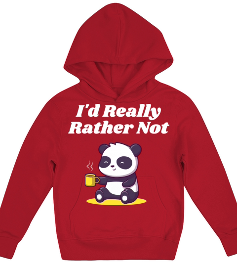 Id Really Rather Not Introvert Sarcastic Antisocia Kids Hoodie