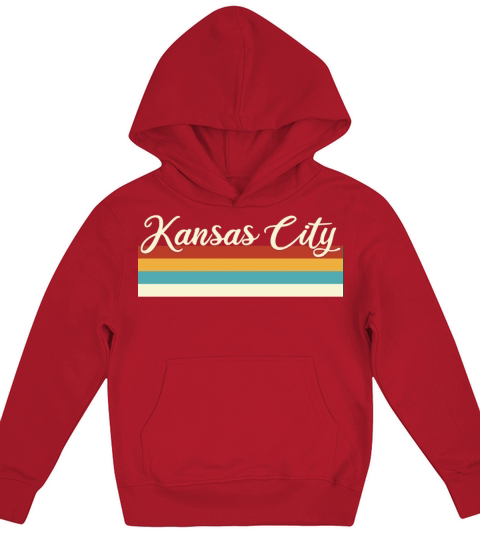 Kansas City - Retro - Vintage - United States Kids Hoodie