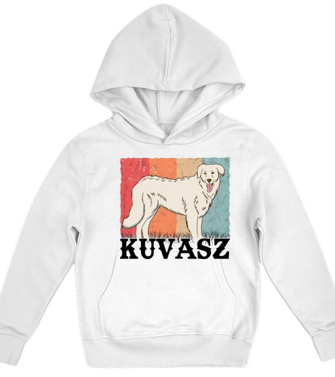 Kuvasz Retro Owner Vintage Kids Hoodie