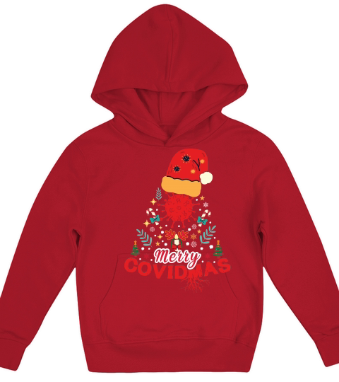 Merry Covidmas Christmas Sweater Kids Hoodie